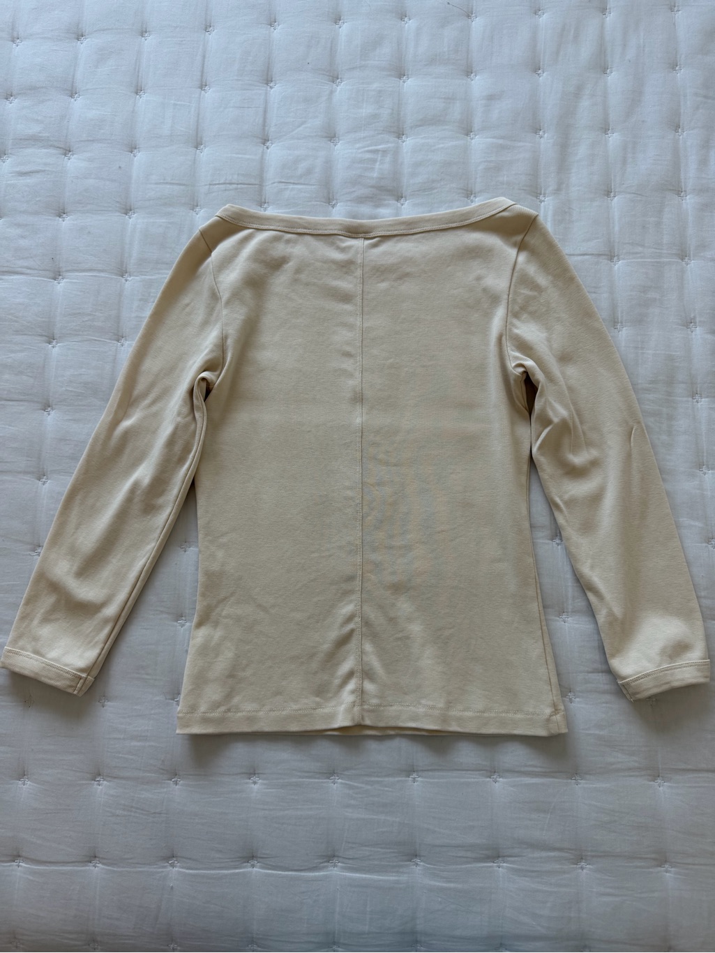 Flore Flore Medium Steffi Tee Boatneck Off White/Cream — image 5 of 7
